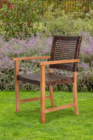 Teak tuinstoel Madiun (set van 2 stoelen) — 3