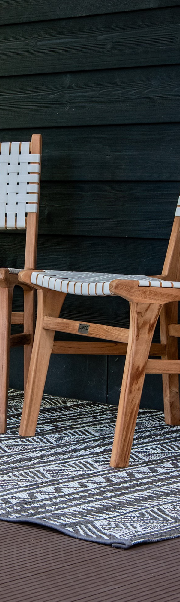 Teak tuinstoel Mataram (set van 2 stoelen)