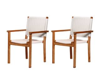 Teak tuinstoel Riau (set van 2 stoelen) — 3
