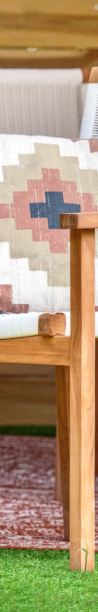 Teak tuinstoel Riau (set van 2 stoelen) — 1