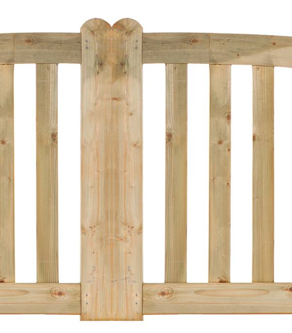 Toegangspoort de Luxe grenen groen geïmpregneerd 80>100 x 150 x 4 cm