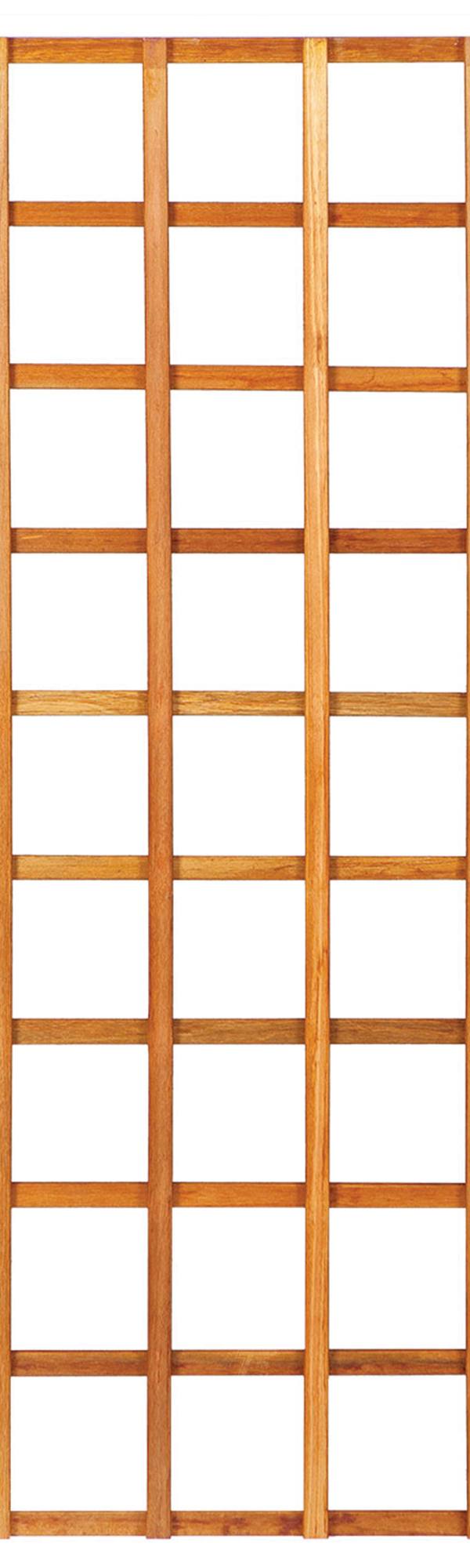 Trellis recht hardhout kunstmatig gedroogd H180 x B180 cm