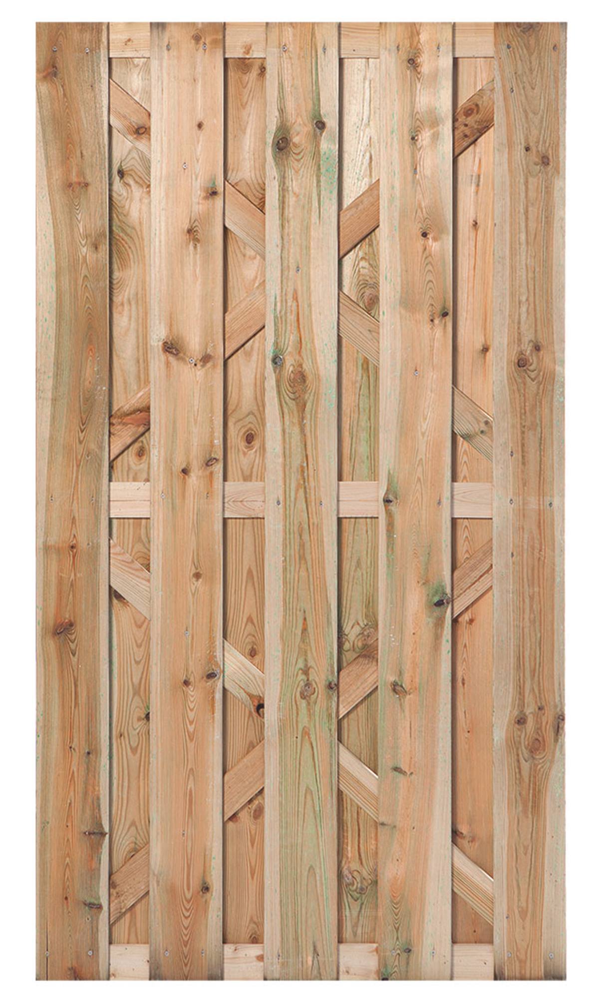Tuindeur Hoogeveen grenen groen geïmpregneerd 180 x 100 cm