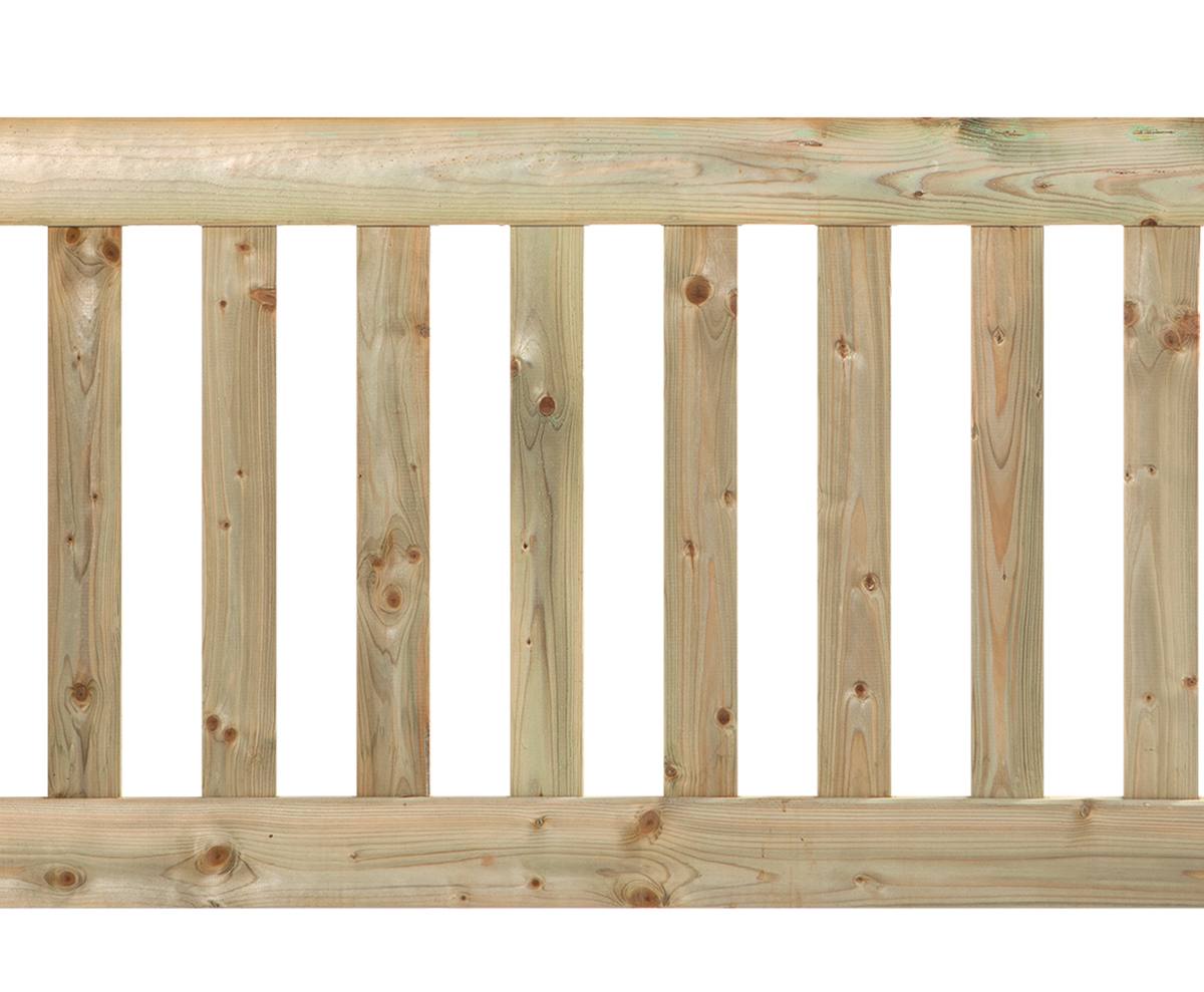 Tuinhek grenen groen geïmpregneerd De Luxe 80 x 180 cm