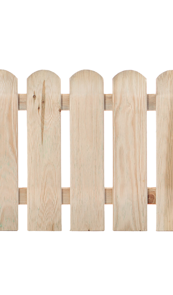Tuinhek grenen groen geïmpregneerd Econoom recht 40 x 150 cm