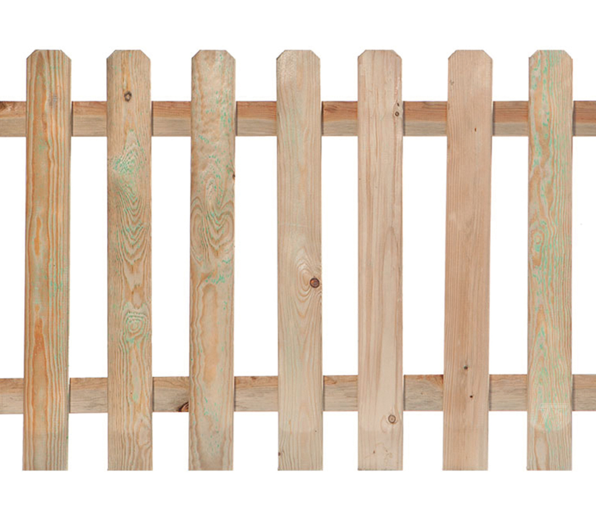 Tuinhek grenen groen geïmpregneerd recht 60 x 180 cm