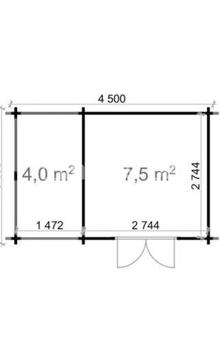 Tuinhuis Abcoude 4,5x3 28mm — afbeelding 4