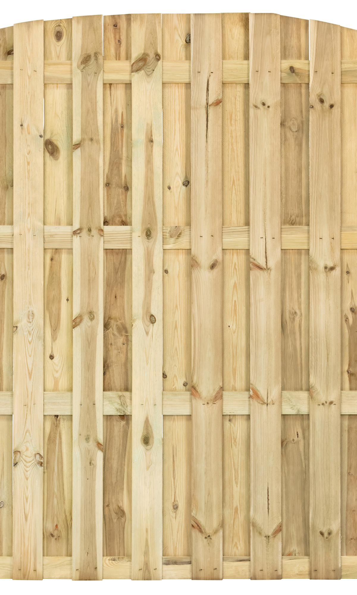Tuinscherm Aalsmeer toog, groen geïmpregneerd grenen, geniet, 23-planks (19+4) 180 x 180 cm