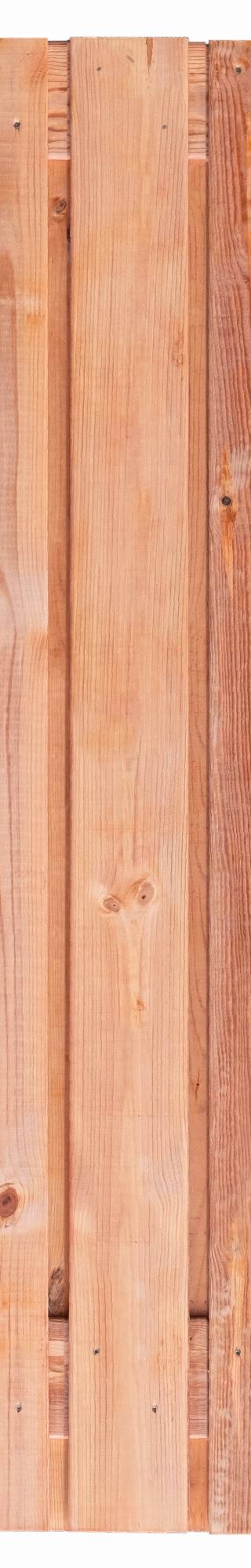 Tuinscherm Agadir, Red Class Wood geïmpregneerd ME vuren, RVS-geschroefd, 23-planks (21+2) 180 x 180 cm — 1