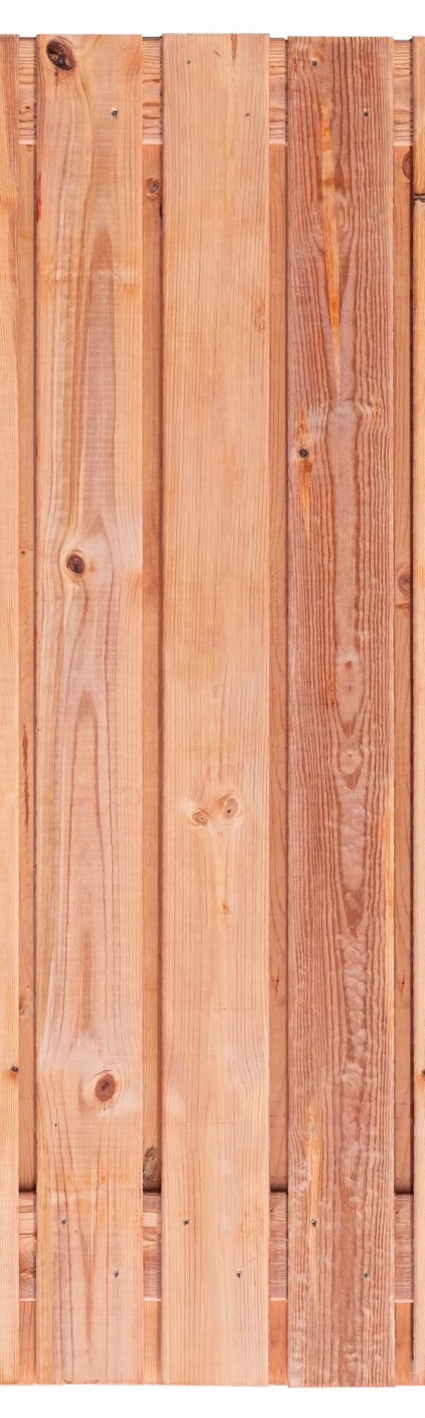 Tuinscherm Agadir, Red Class Wood geïmpregneerd ME vuren, RVS-geschroefd, 23-planks (21+2) 180 x 180 cm