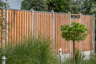 Tuinscherm Casablanca, Red Class Wood geïmpregneerd ME vuren, RVS-geschroefd, 21-planks (19+2) 180 x 180 cm — 2