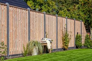 Tuinscherm Casablanca, Red Class Wood geïmpregneerd ME vuren, RVS-geschroefd, 21-planks (19+2) 180 x 180 cm — 3