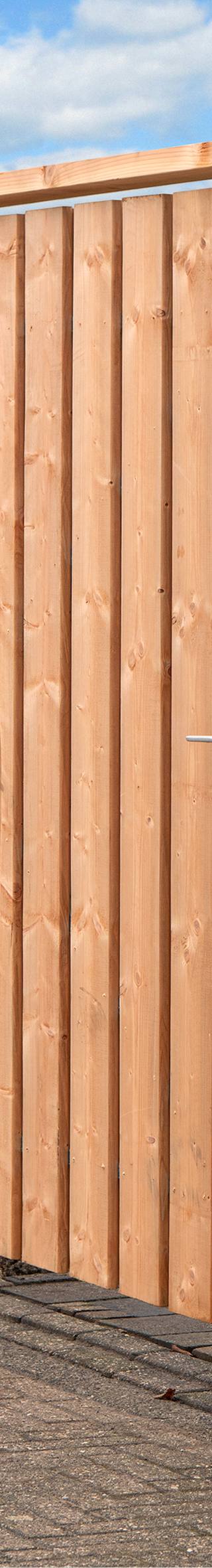 Tuinscherm Casablanca, Red Class Wood geïmpregneerd ME vuren, RVS-geschroefd, 21-planks (19+2) 180 x 180 cm — 4
