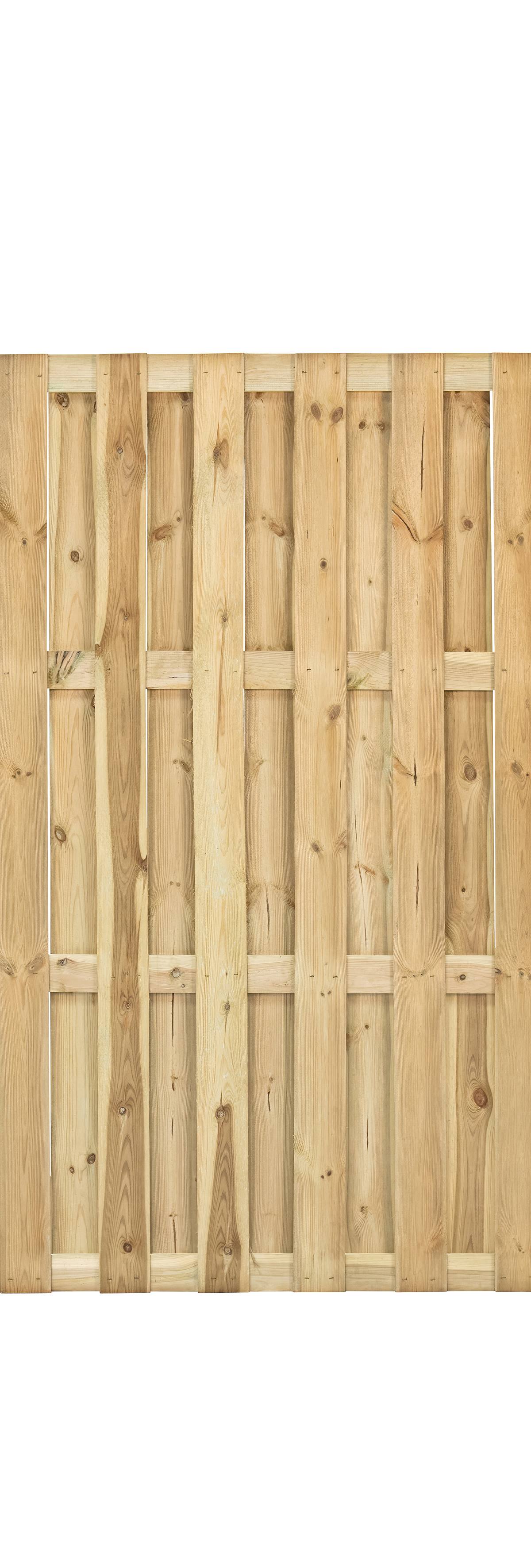 Tuinscherm Ermelo, groen geïmpregneerd grenen, geniet, 23-planks (19+4) 180 x 180 cm
