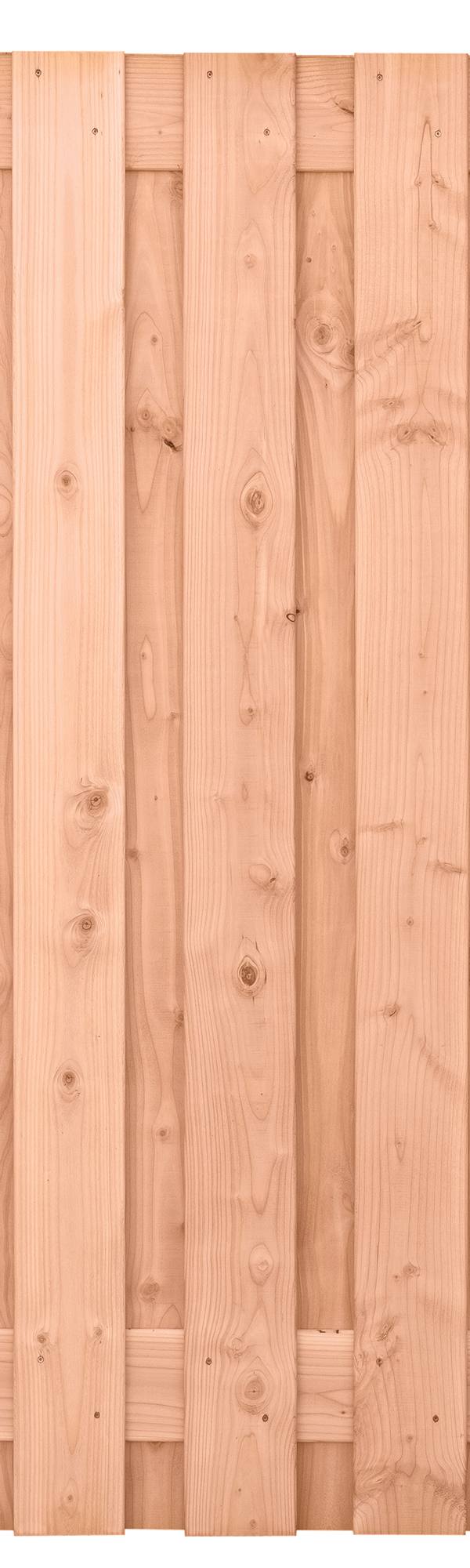 Tuinscherm Salzburg, douglas, RVS-geschroefd, 19-planks (17+2) 180 x 180 cm