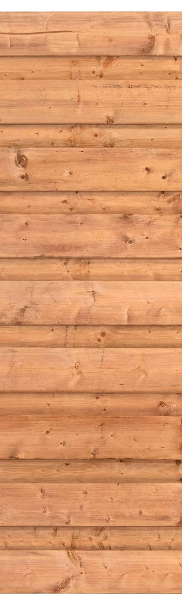 Tuinscherm Zagora, Red Class Wood geïmpregneerd ME vuren, RVS-geschroefd, 21-planks (19+2) 180 x 180 cm