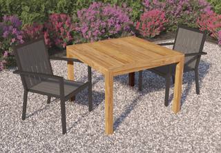 Tuintafel teak 100 x 100 cm — 2