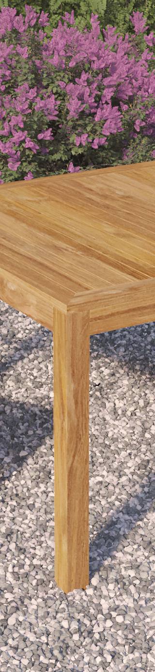 Tuintafel teak 100 x 100 cm — 2