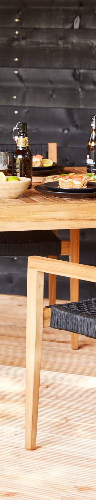 Tuintafel teak 100 x 100 cm — 1