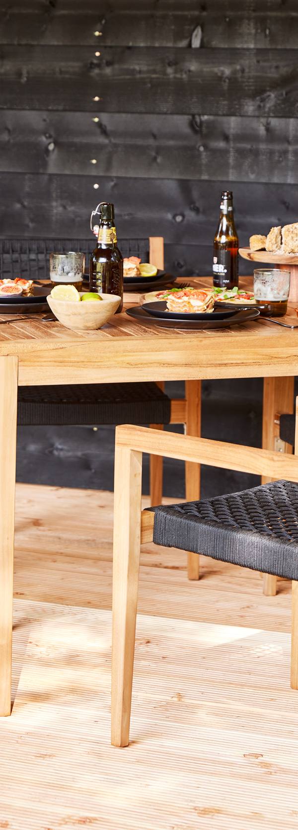 Tuintafel teak 100 x 100 cm
