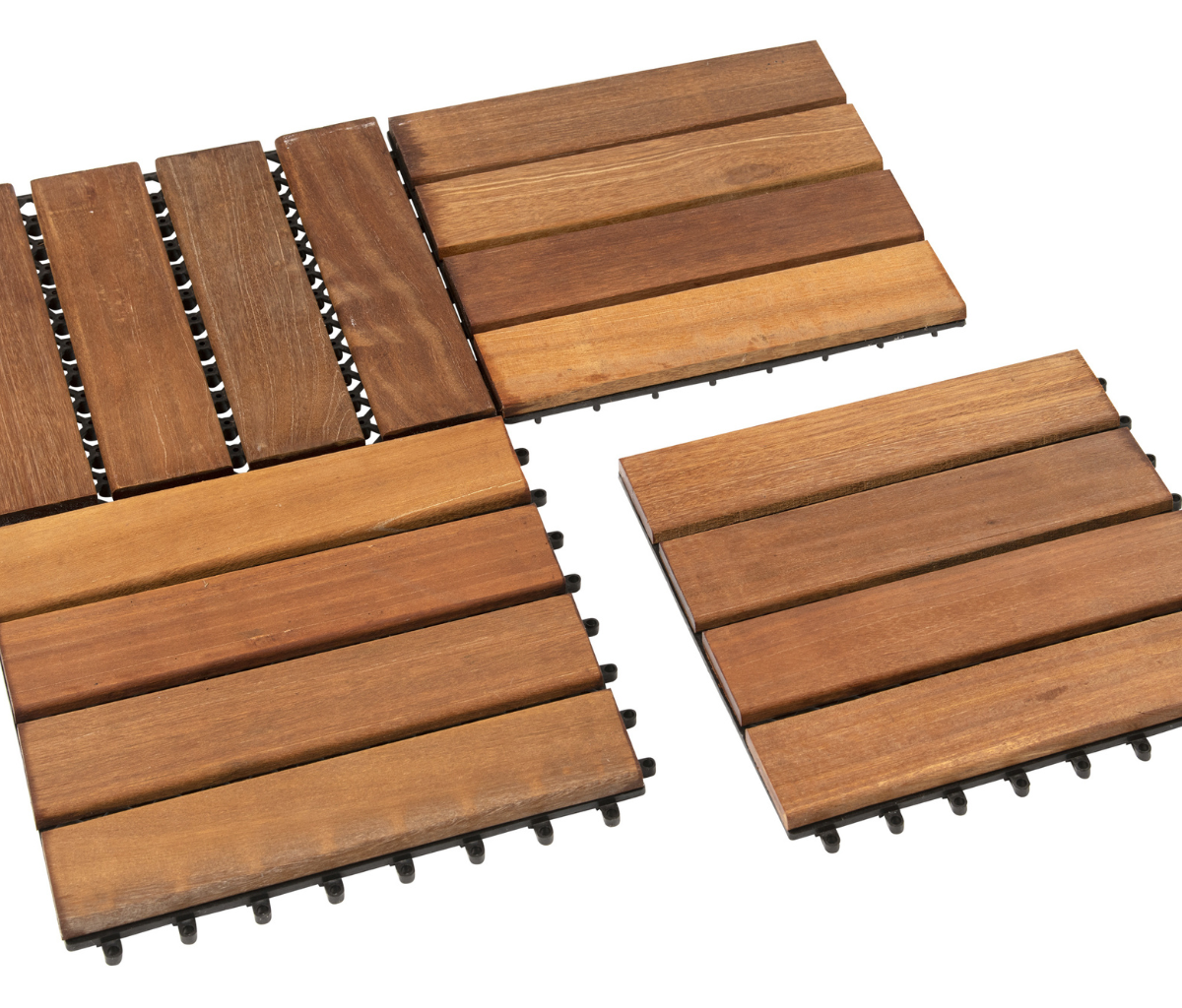 Tuintegel hardhout Bangkirai Siantar 30 x 30 cm