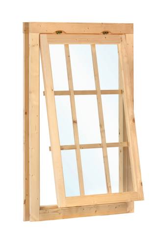 Uitzetraam enkel W1 vuren 85 x 120,5 cm — 3