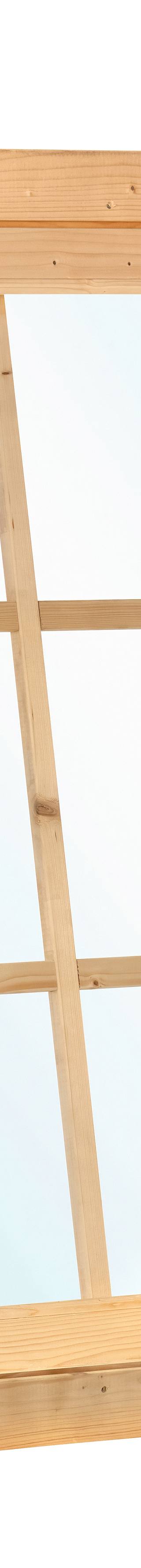 Uitzetraam enkel W1 vuren 85 x 120,5 cm — 3