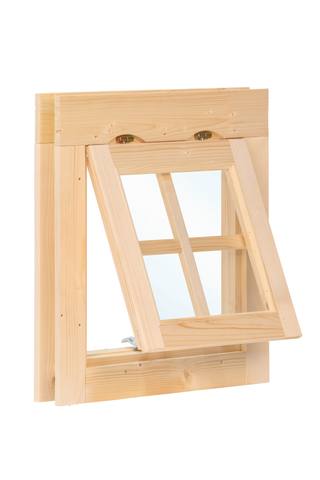Uitzetraam enkel W4 vuren 57 x 57 cm — 3