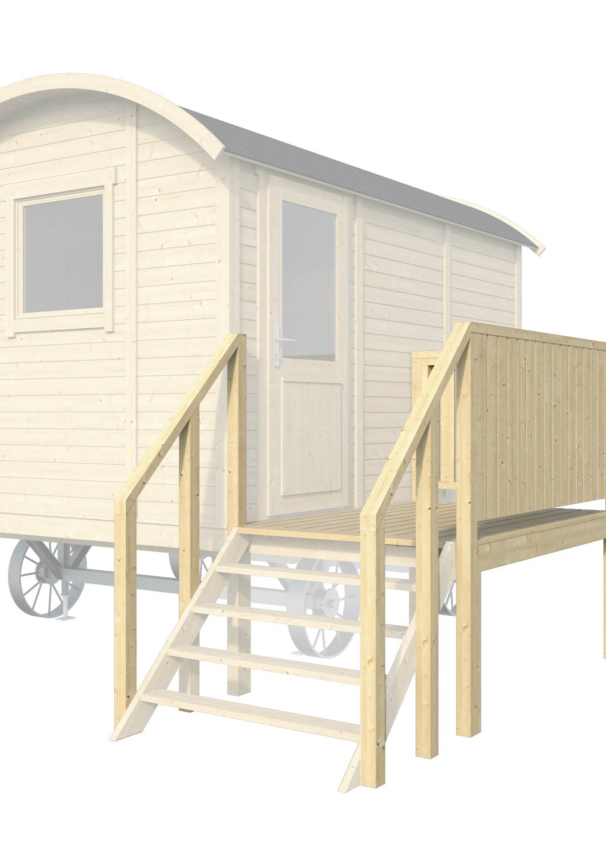 Veranda de Luxe B met zij-ingang