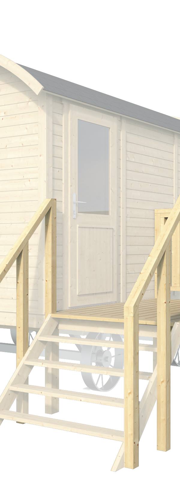 Veranda de Luxe B met zij-ingang