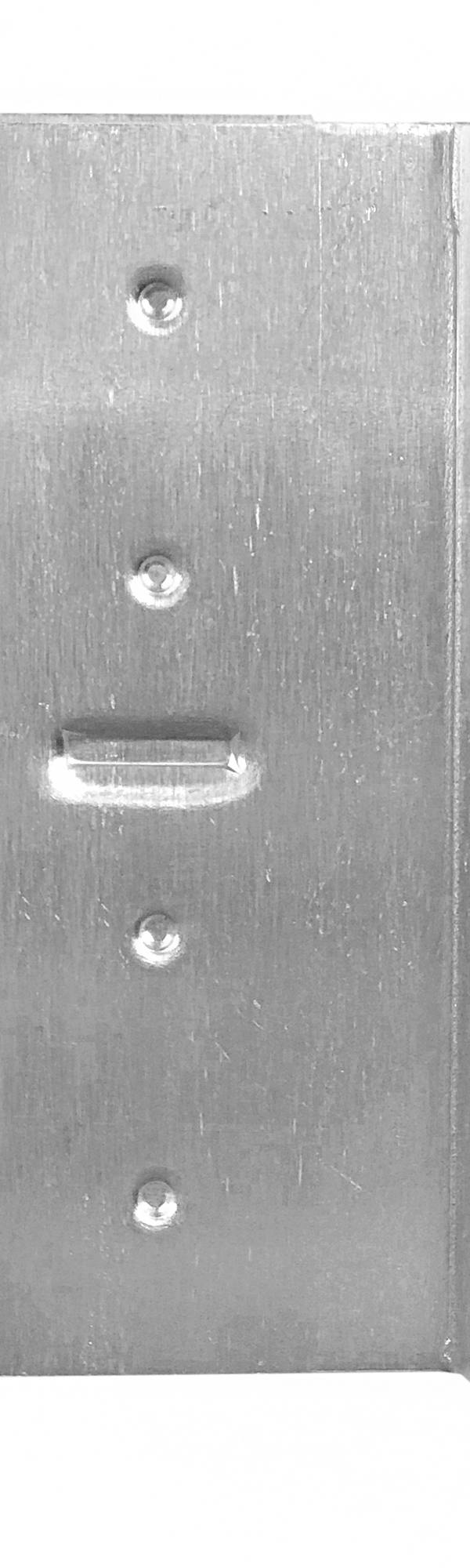 Verbindingsstuk t.b.v. aluminium daktrim