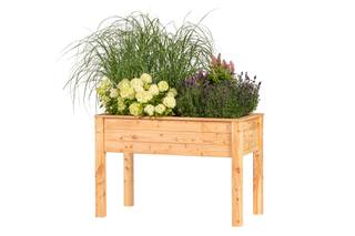 Verhoogde moestuinbak, lariks B120 x D60 x H80 cm — 2