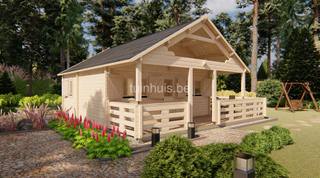 Weekend Chalet Asva 68mm 6x6m 36m2 — 2