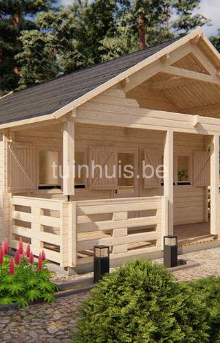 Chalet Asva 36m2 6x6m 44mm — 2