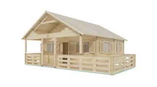 Weekend Chalet Asva 68mm 6x6m 36m2 — 3