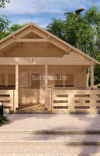 Weekend Chalet Asva 68mm 6x8m 48m2 — 4