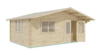 Blokhut Zeeland 4x3m 44mm met vloer — 2