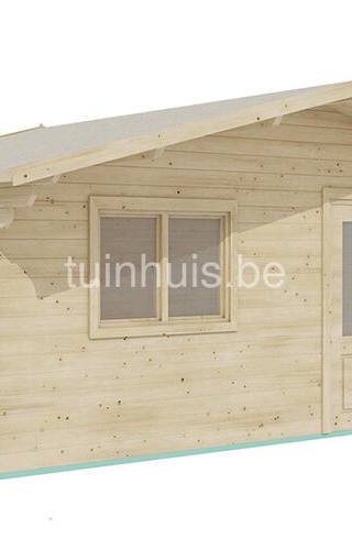 Blokhut Zeeland 5x5m 68mm — afbeelding 2
