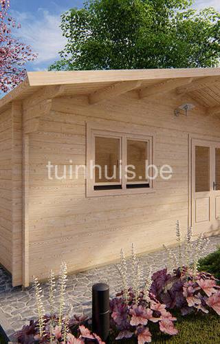 Blokhut Zeeland 5x5m 68mm — afbeelding 3
