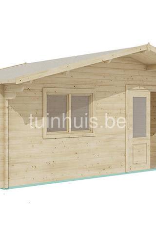 Blokhut Zeeland 6x6m 44mm + WC — afbeelding 4